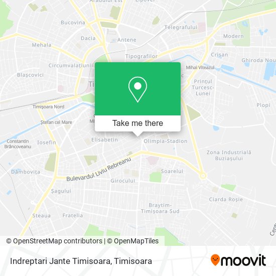 Indreptari Jante Timisoara map
