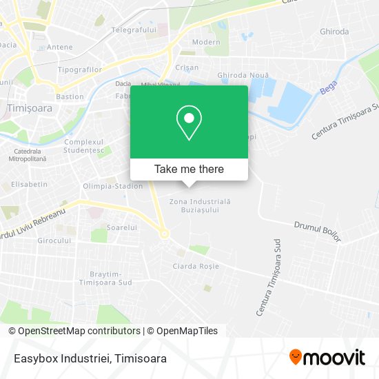 Easybox Industriei map