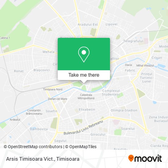 Arsis Timisoara Vict. map