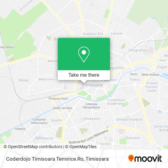 Coderdojo Timisoara Temirice.Ro map