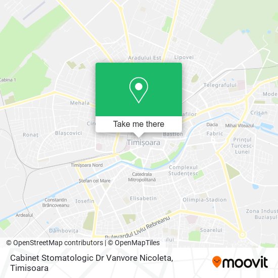 Cabinet Stomatologic Dr Vanvore Nicoleta map
