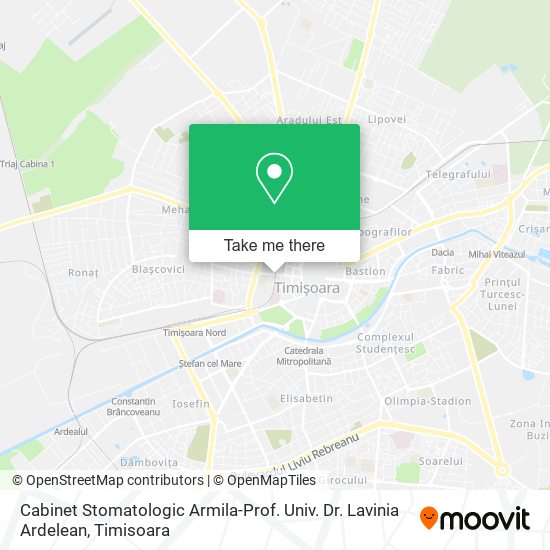 Cabinet Stomatologic Armila-Prof. Univ. Dr. Lavinia Ardelean map