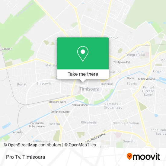 Pro Tv map