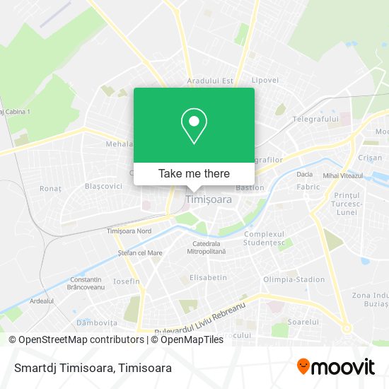 Smartdj Timisoara map