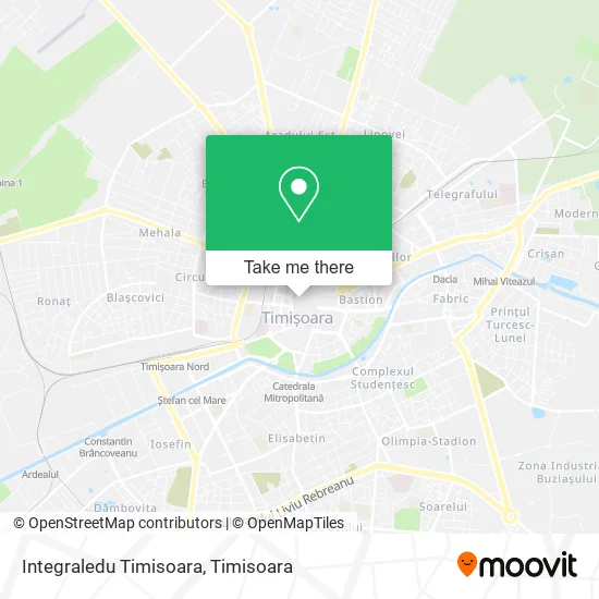 Integraledu Timisoara map