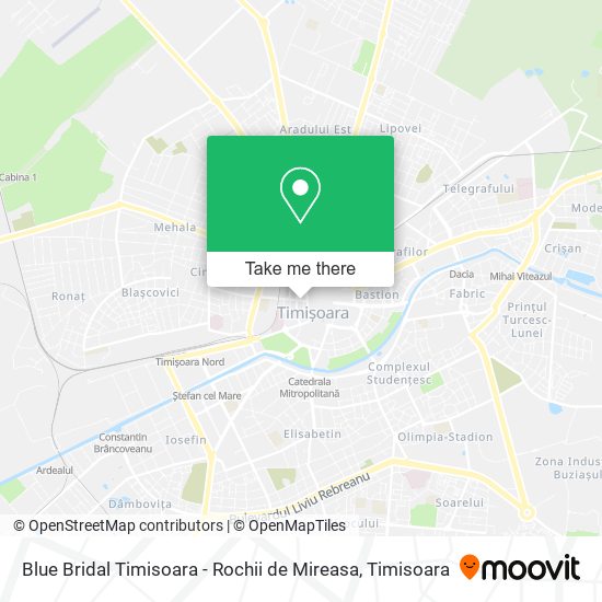 Blue Bridal Timisoara - Rochii de Mireasa map