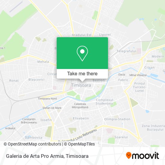 Galeria de Arta Pro Armia map