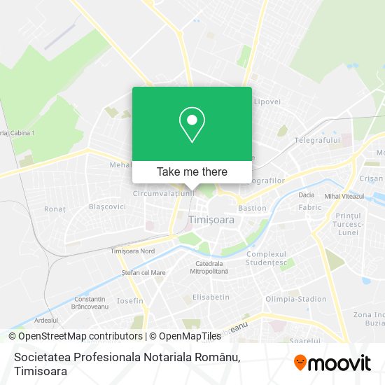Societatea Profesionala Notariala Românu map