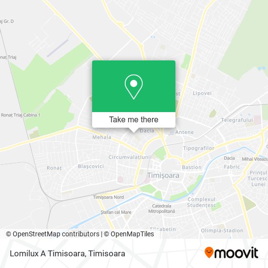 Lomilux A Timisoara map