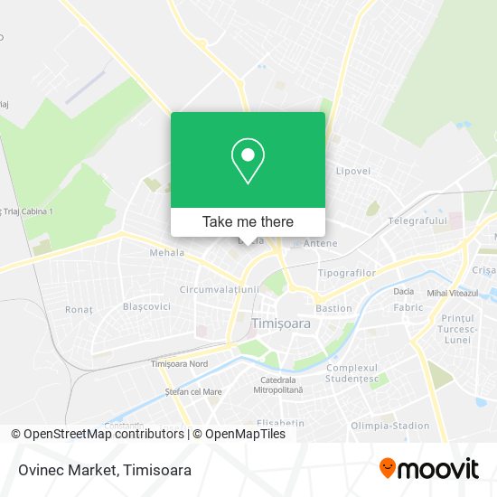 Ovinec Market map