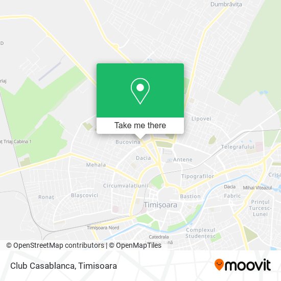 Club Casablanca map