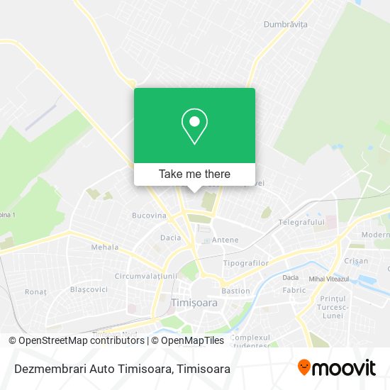 Dezmembrari Auto Timisoara map
