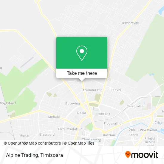 Alpine Trading map