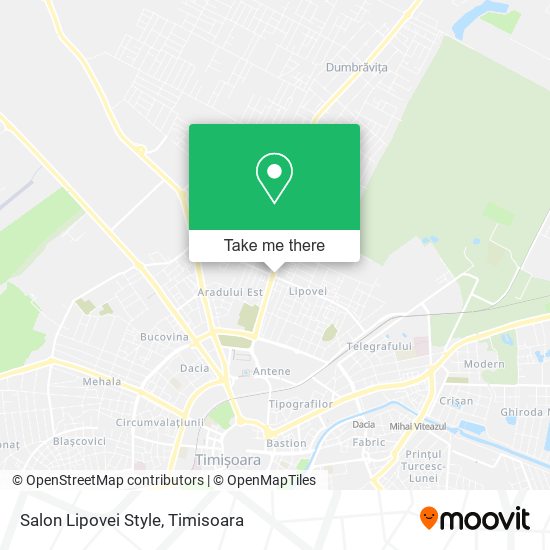 Salon Lipovei Style map
