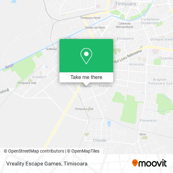 Vreality Escape Games map