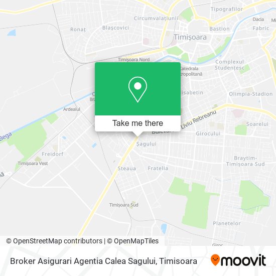 Broker Asigurari Agentia Calea Sagului map