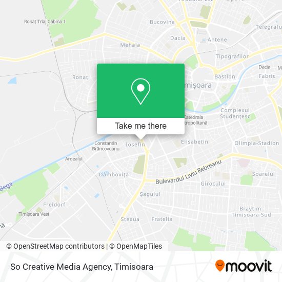 So Creative Media Agency map