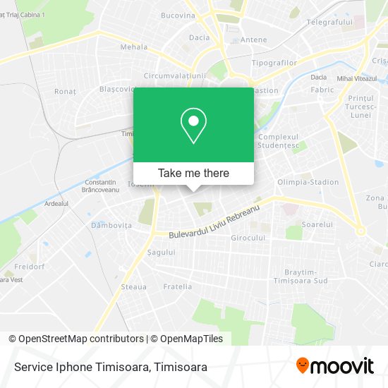 Service Iphone Timisoara map