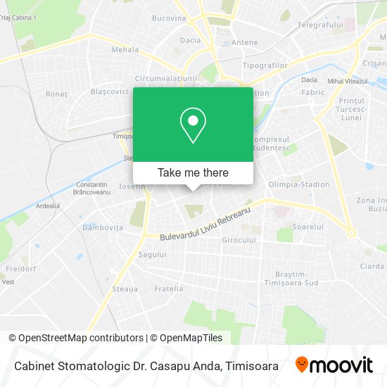 Cabinet Stomatologic Dr. Casapu Anda map
