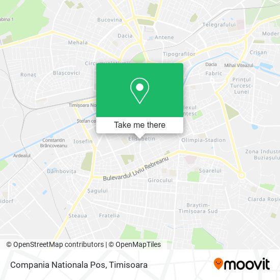 Compania Nationala Pos map
