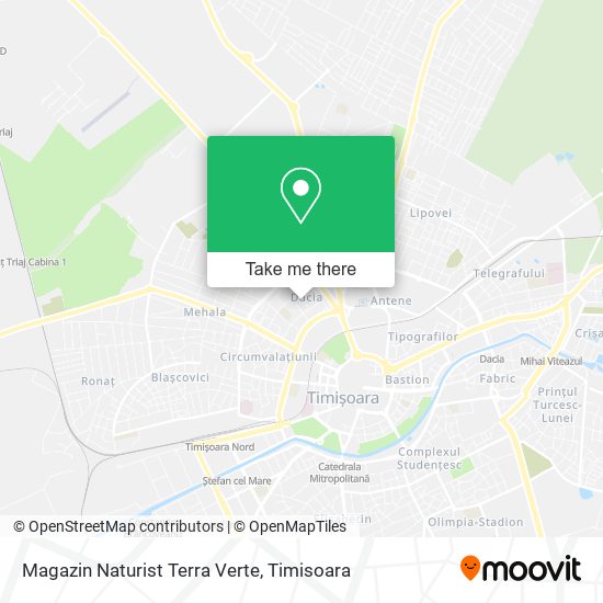 Magazin Naturist Terra Verte map