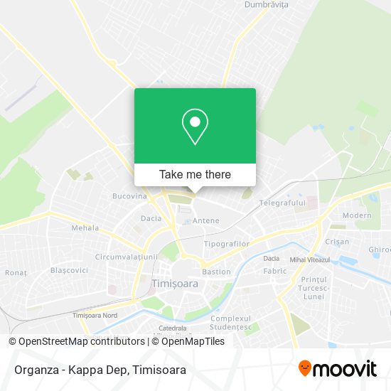 Organza - Kappa Dep map