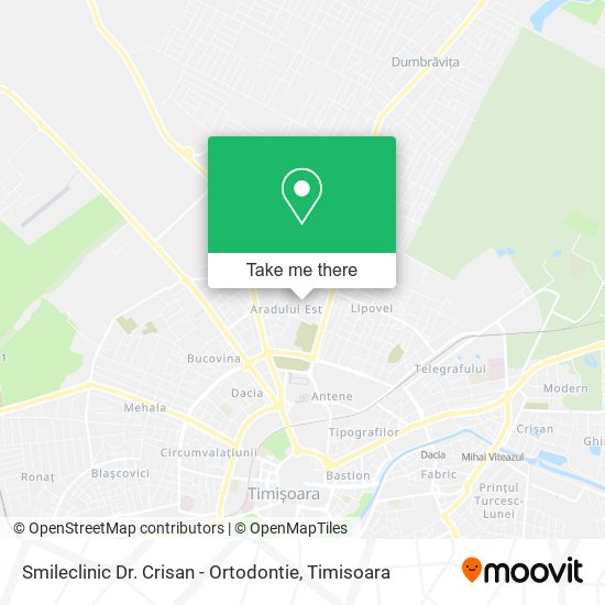 Smileclinic Dr. Crisan - Ortodontie map