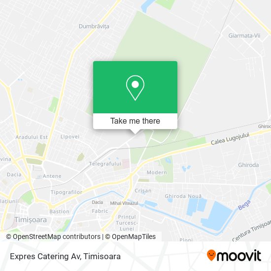 Expres Catering Av map