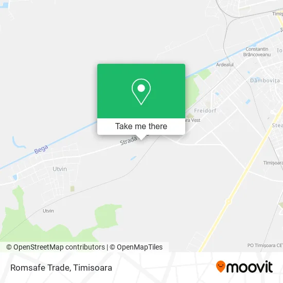 Romsafe Trade map