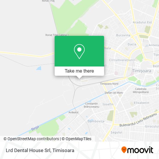 Lrd Dental House Srl map
