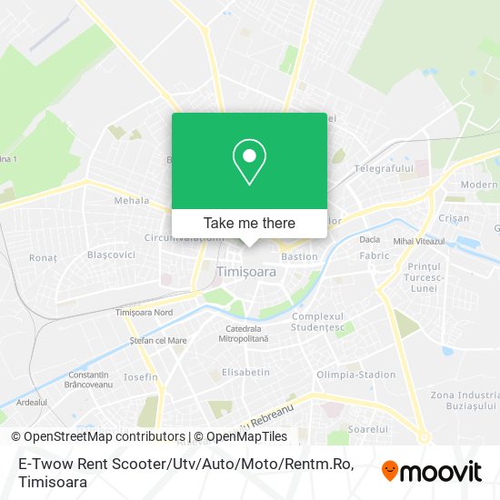 E-Twow Rent Scooter / Utv / Auto / Moto / Rentm.Ro map