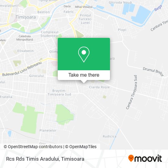 Rcs Rds Timis Aradului map