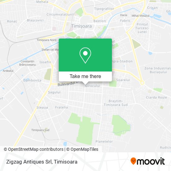 Zigzag Antiques Srl map