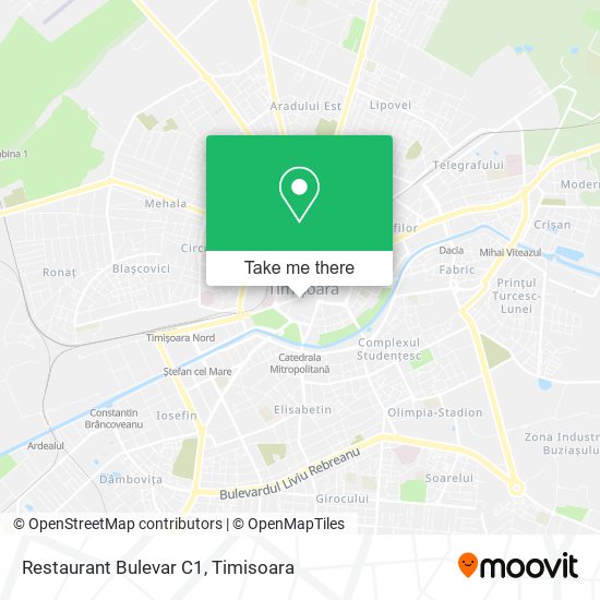 Restaurant Bulevar C1 map