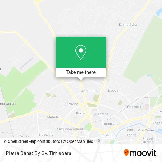 Piatra Banat By Gv map