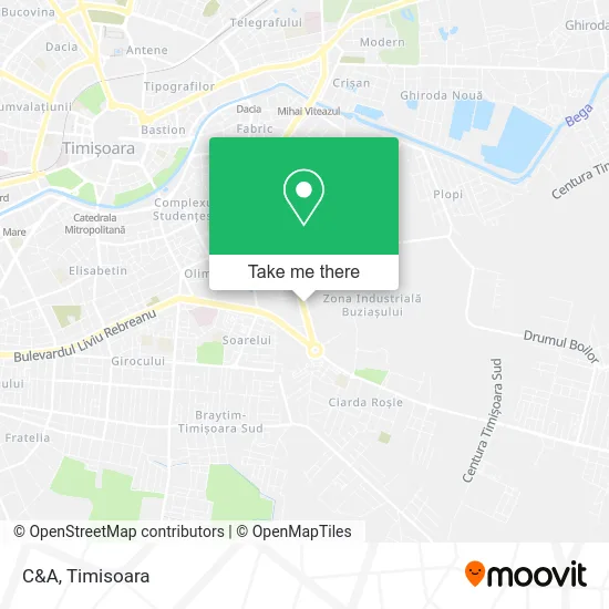 C&A map