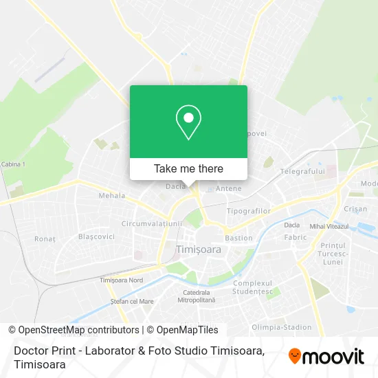 Doctor Print - Laborator & Foto Studio Timisoara map