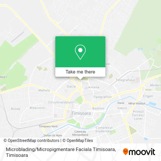 Microblading / Micropigmentare Faciala Timisoara map