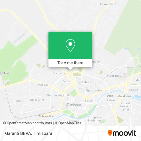 Garanti BBVA map