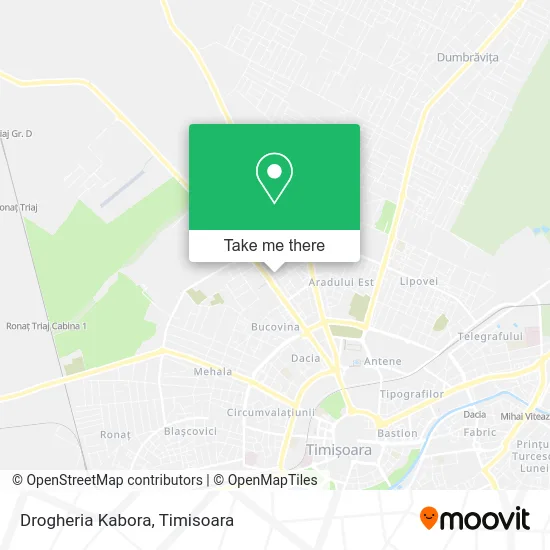 Drogheria Kabora map