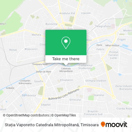 Stația Vaporetto Catedrala Mitropolitană map