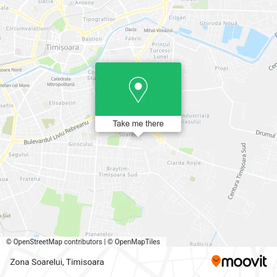 Zona Soarelui map