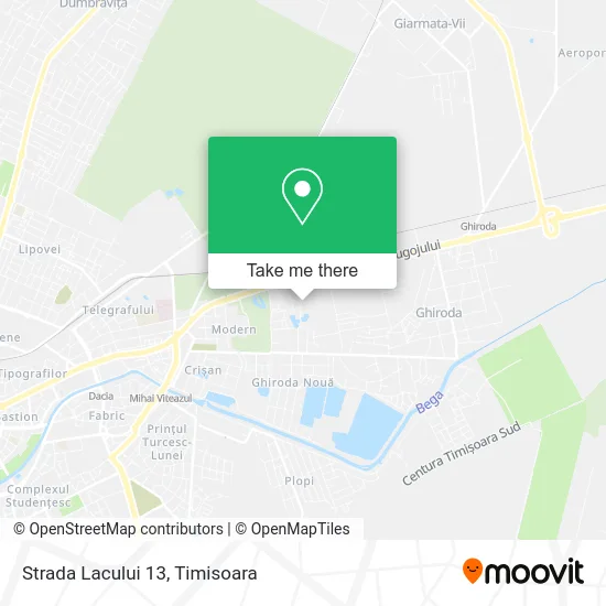 Strada Lacului 13 map