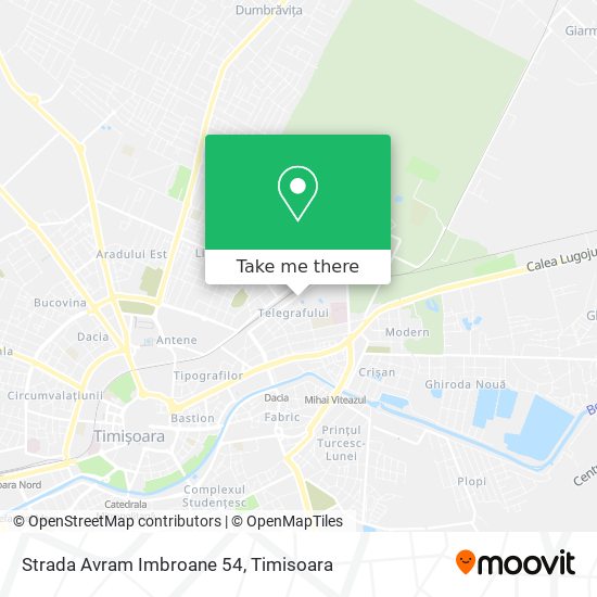 Strada Avram Imbroane 54 map