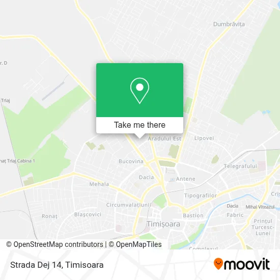 Strada Dej 14 map