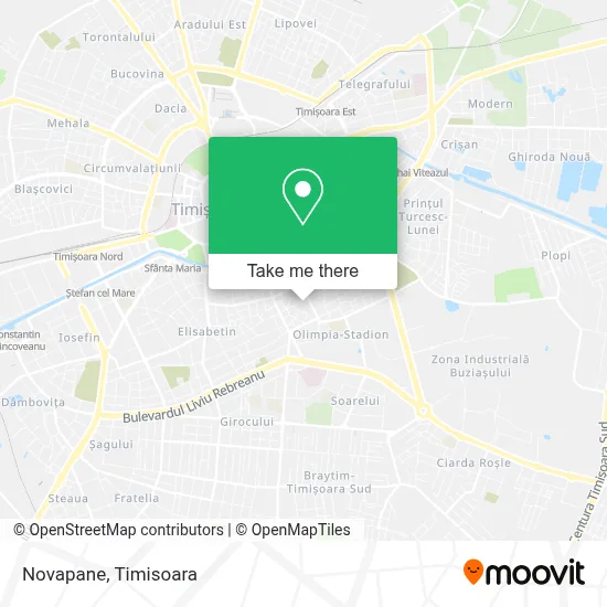 Novapane map