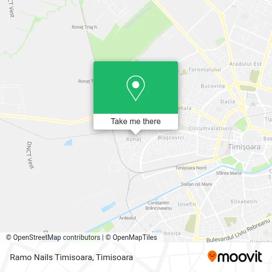 Ramo Nails Timisoara map