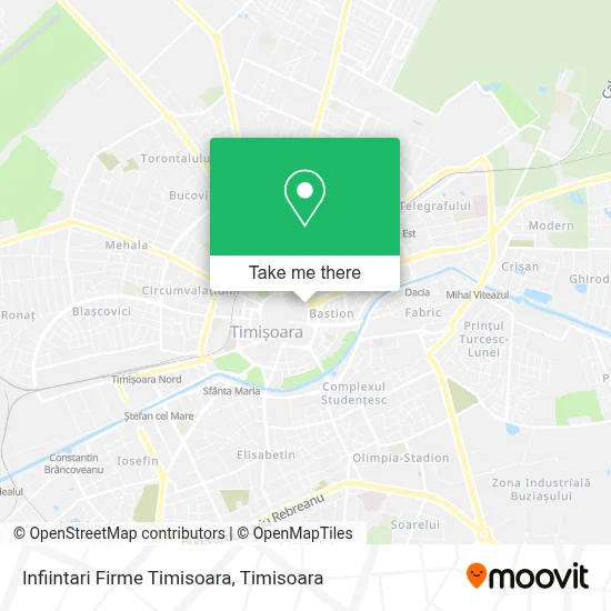 Infiintari Firme Timisoara map