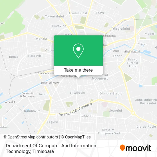 Department Of Computer And Information Technology map