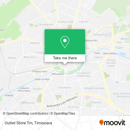 Outlet Store Tm map